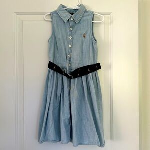 Ralph Lauren Polo Chambray Dress Size 7